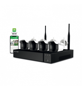 KIT DE 4 CAMERAS WI-FI...