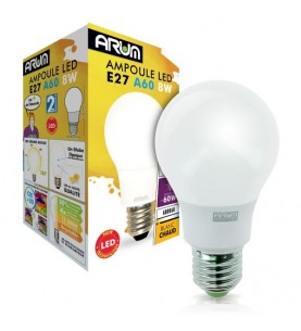 AMPOULE LED E27 8W EQ 60W...