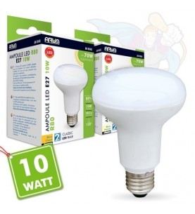AMPOULE LED E27 10W EQ 70W R80