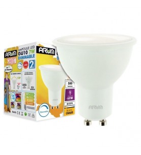 SPOT LED GU10, 7W, EQ 75W,...