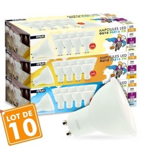 LOT DE 10 AMPOULES LED,...
