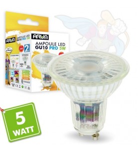 AMPOULE LED GU10, 5W, EQ...