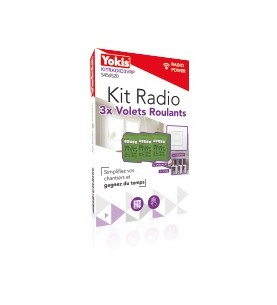 KIT RADIO VOLETS ROULANT X3